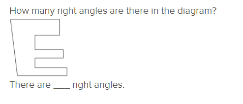 How many right angles are there in the diagram?
There are right angles.