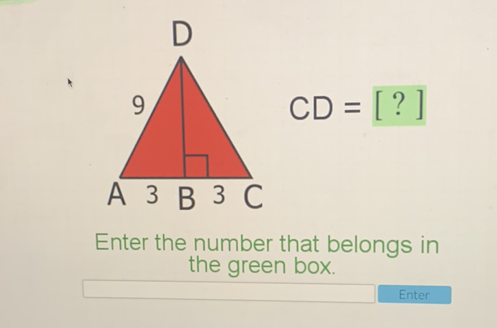 Enter the number that belongs in the green box