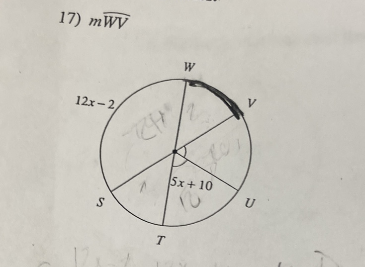 17) \( m \overline{W V} \)