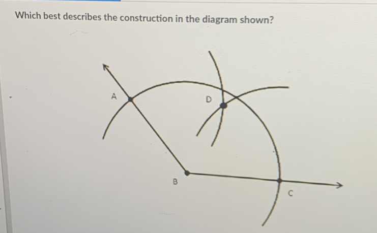 Which best describes the construction in the diagram shown?