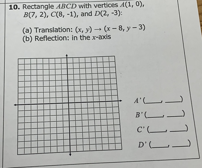 vertices of a rectangle