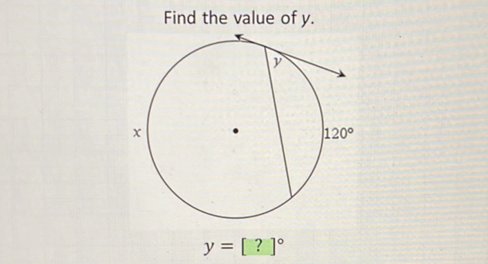 Find the value of \( y \).