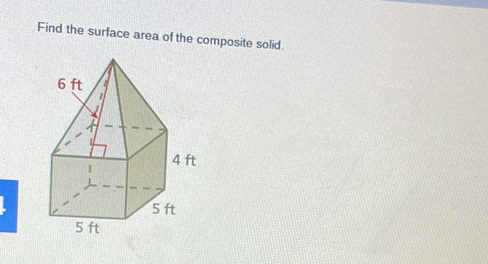 Find the surface area of the composite solid.