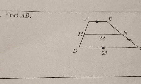 Find \( A B \).