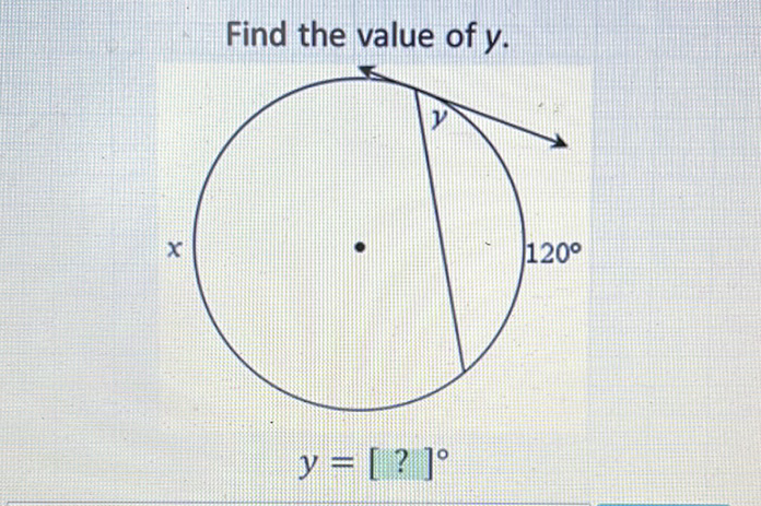 Find the value of \( y \).