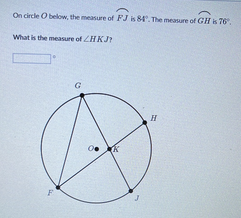 What is the measure of \( \angle H K J \) ?