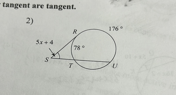 tangent are tangent.
2)