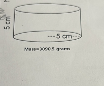 Mass \( =3090.5 \) grams