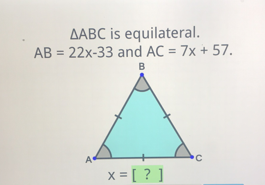 \( \triangle \mathrm{ABC} \) is equilateral.