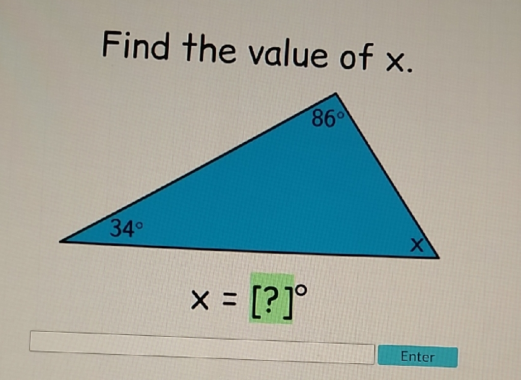 Find the value of \( x \).