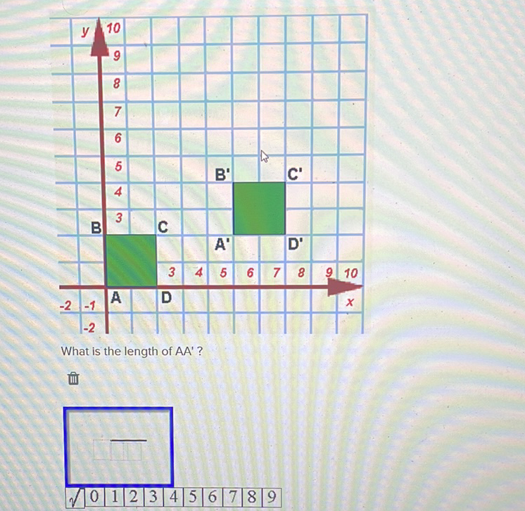 What is the length of \( A A^{\prime} \) ?
囘