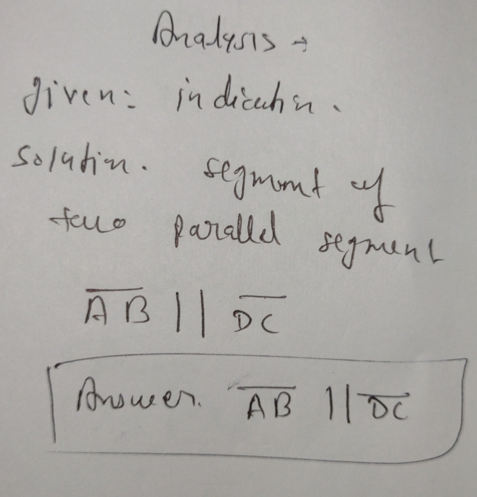 Which notation indicates 2 parallel segments? | by AI:R MATH