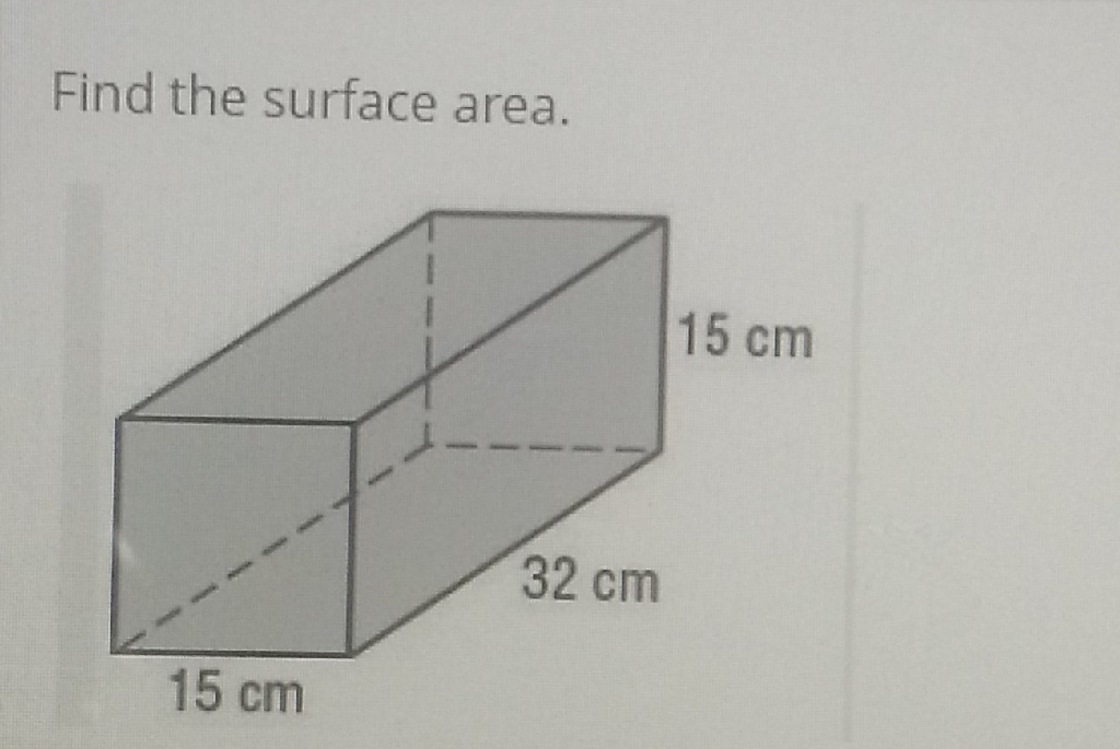 Find the surface area.