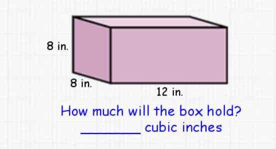 How much will the box hold? cubic inches