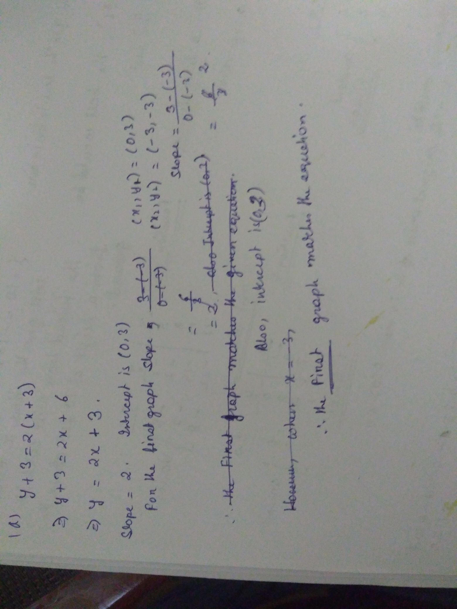 which-graph-matches-the-equation-y-3-2-x-3-by-ai-r-math