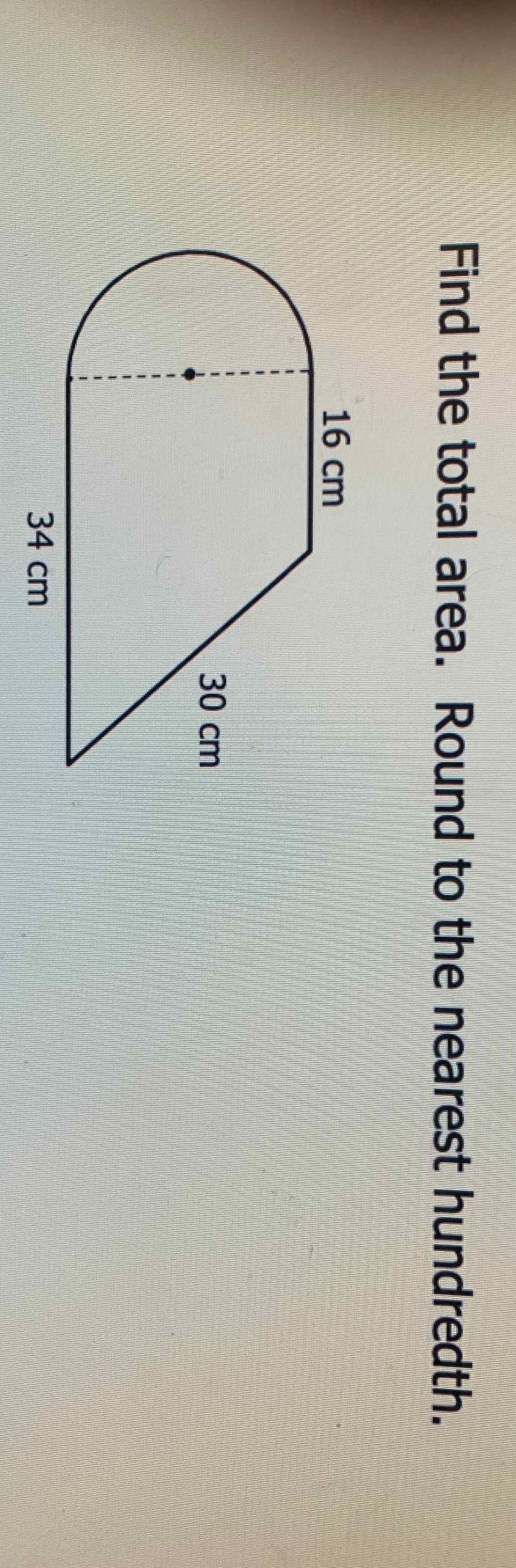 Find the total area. Round to the nearest hundredth.