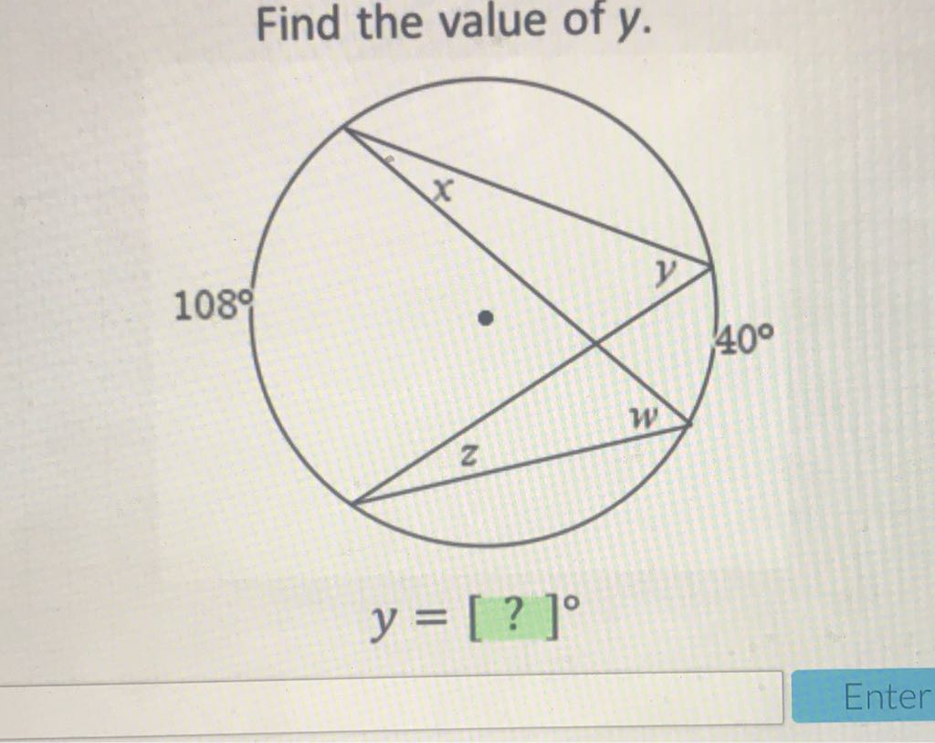 Find the value of \( y \).