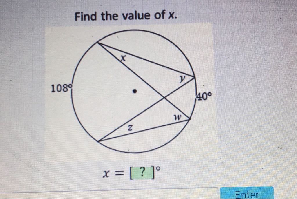 Find the value of \( x \).