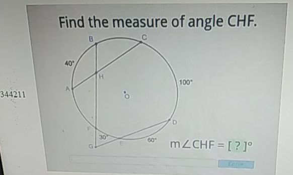 Find the measure of angle CHF.