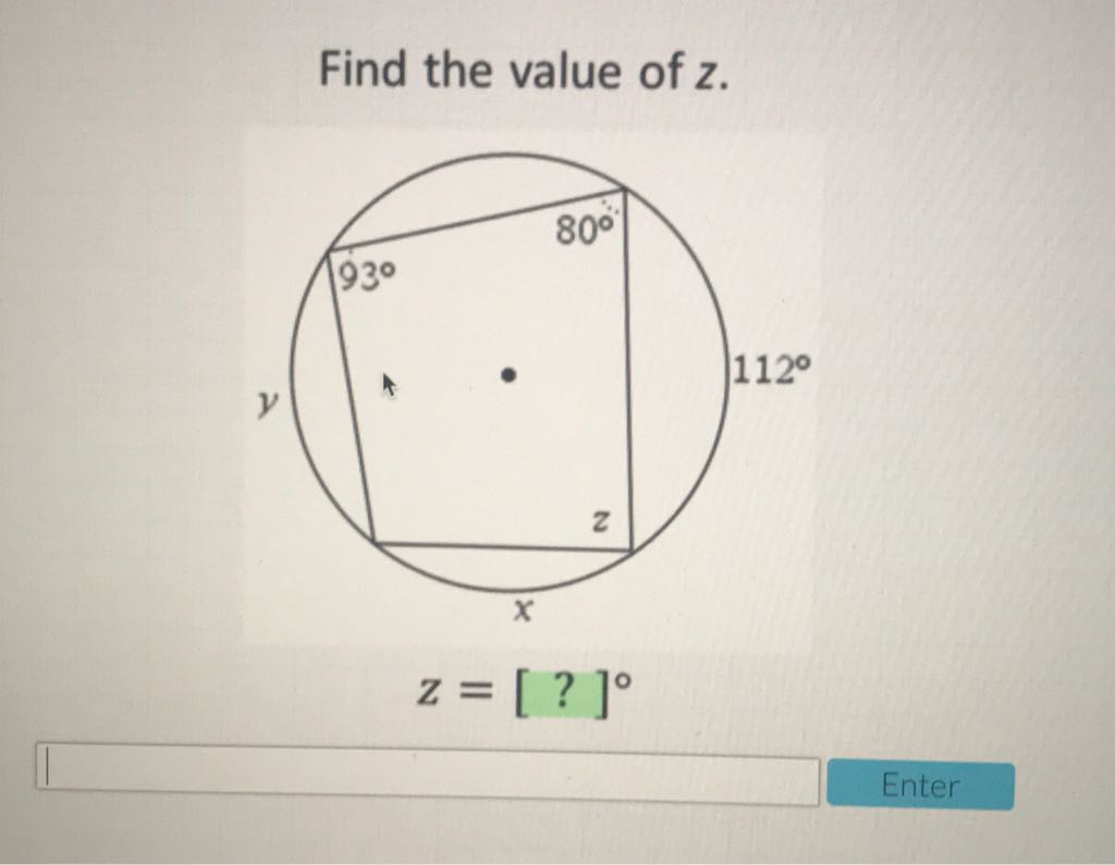 Find the value of \( z \).